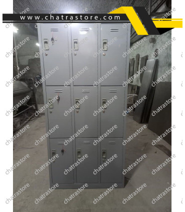 کمد جا لباسی فلزی مدل 9 درب روی هم برند NOVA