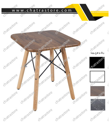 میز عسلی مربع رستورانی قطر40 برند H&M