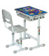 میز و صندلی تحریر کودک طرح فضانورد(ارتفاع قابل تنظیم)
