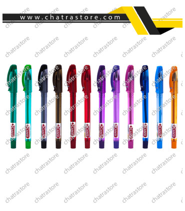خودکار CANCO مدل فینو نوک 1 - پک 12رنگ