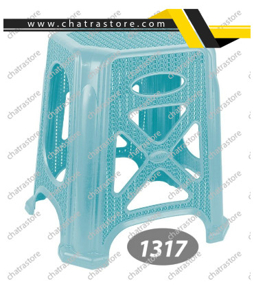 چهارپایه پلاستیکی بلند ناصر مدل گلدیس کد1317(6تایی)