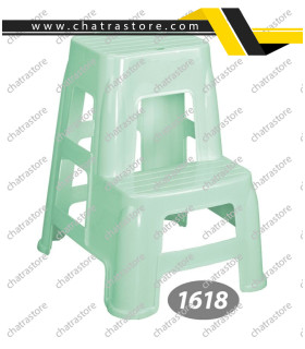 چهارپایه پلاستیکی بلند دوپله ناصر مدل سوپر کد1618(6تایی)