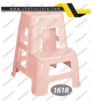 چهارپایه پلاستیکی بلند دوپله ناصر مدل سوپر کد1618(6تایی)