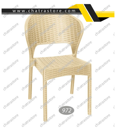 صندلی پلاستیکی ناصر مدل بدون دسته حصیر بافت کد972(3تایی)
