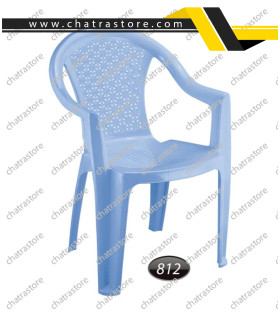 صندلی پلاستیکی ناصر مدل دسته دار بزرگ کد812(6تایی)