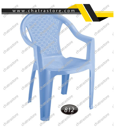 صندلی پلاستیکی ناصر مدل دسته دار بزرگ کد812(6تایی)