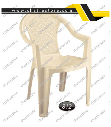 صندلی پلاستیکی ناصر مدل دسته دار بزرگ کد812(6تایی)