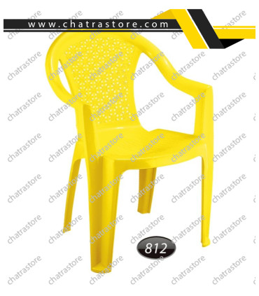 صندلی پلاستیکی ناصر مدل دسته دار بزرگ کد812(6تایی)