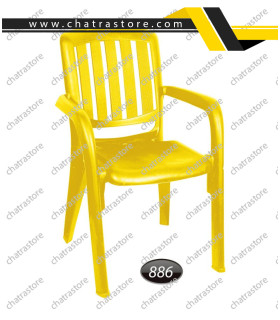 صندلی پلاستیکی دسته دار