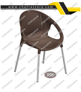 صندلی پلاستیکی دسته دار ناصر مدل صدف کد 996(6تایی)