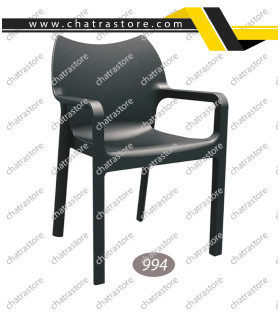 صندلی پلاستیکی دسته دار ناصر مدل مدرن کد994(3تایی)