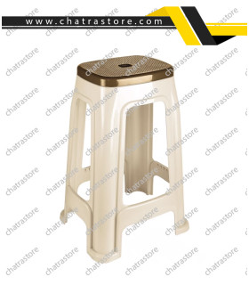 چهارپایه بلند دورنگ ناصر کد1417(بسته 6تایی)