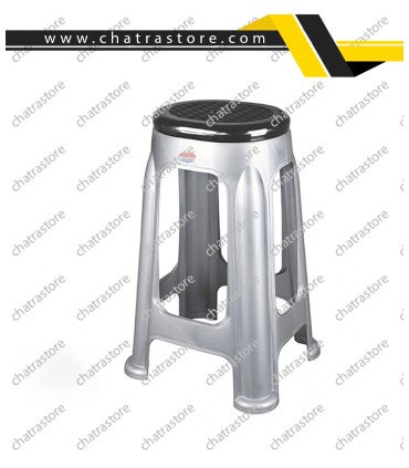 چهارپایه بلند دورنگ ناصر کد 1417