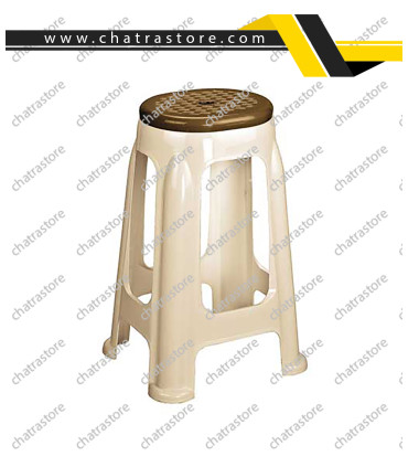 چهارپایه بلند دورنگ ناصر کد 1417