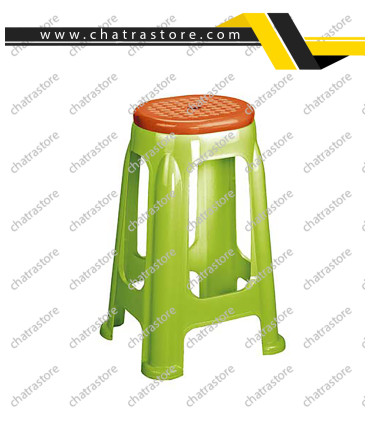 چهارپایه بلند دورنگ ناصر کد 1417