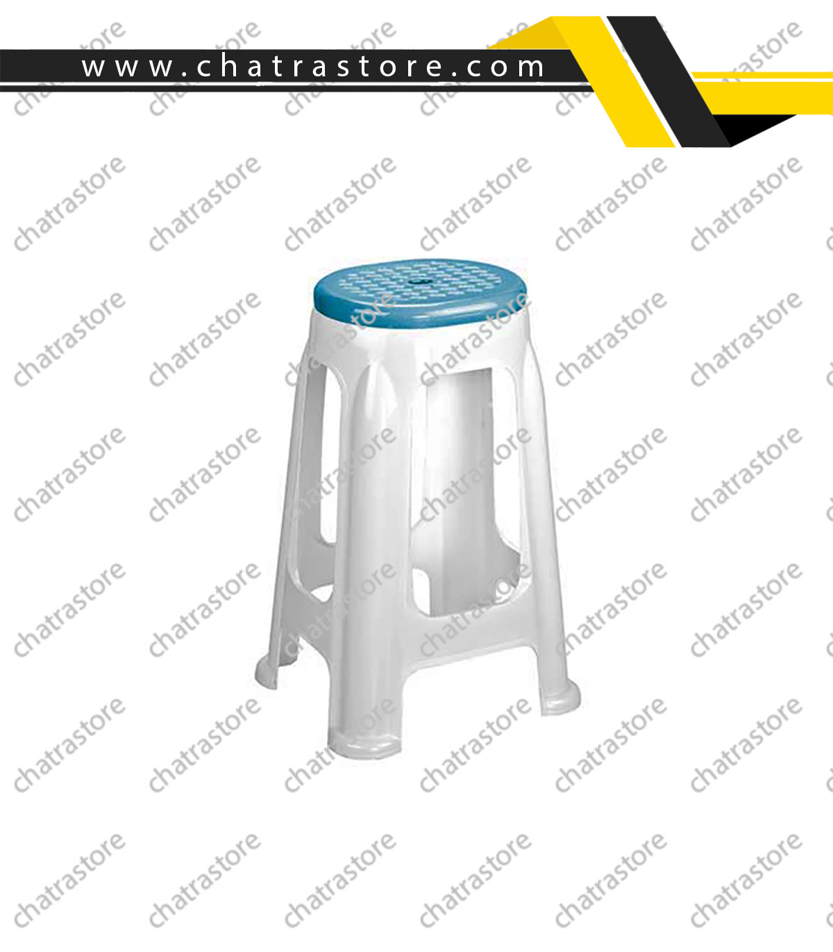 چهارپایه بلند دورنگ ناصر کد1417(بسته 6تایی)