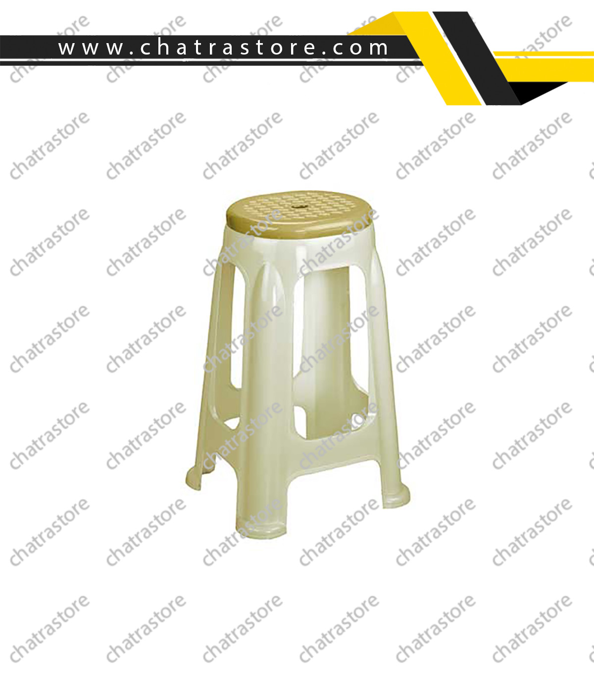 چهارپایه بلند دورنگ ناصر کد1417(بسته 6تایی)