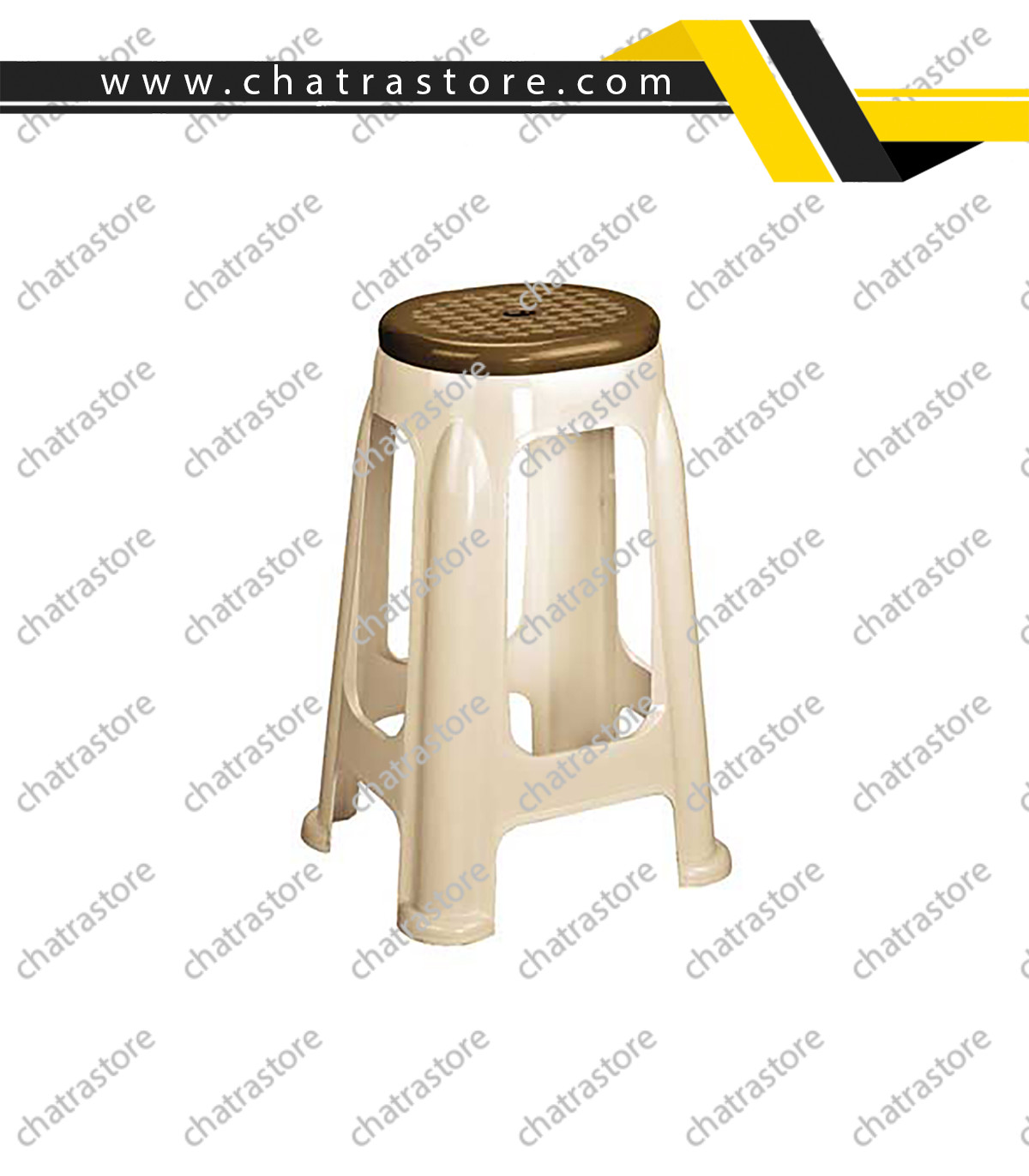 چهارپایه بلند دورنگ ناصر کد1417(بسته 6تایی)