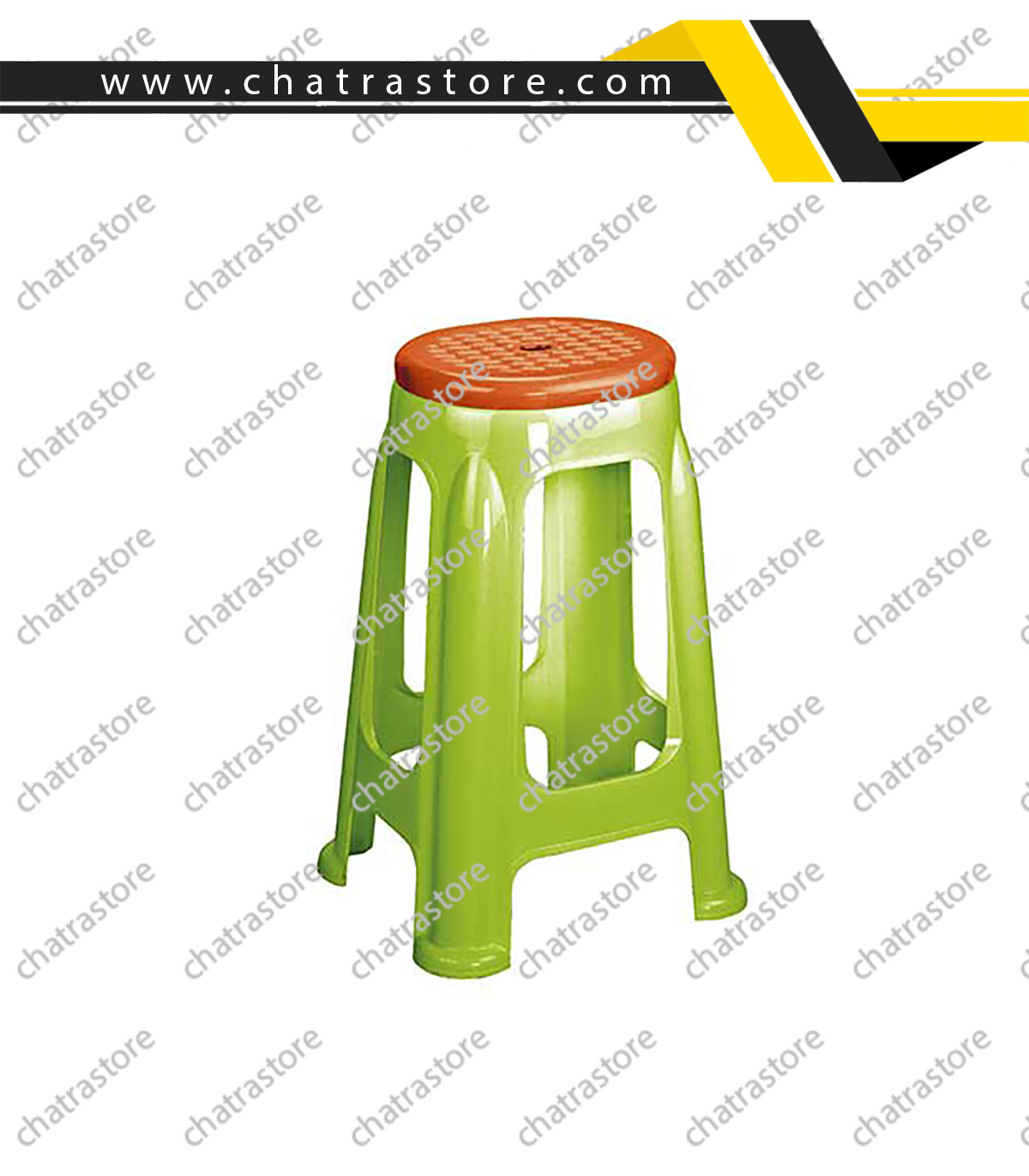 چهارپایه بلند دورنگ ناصر کد1417(بسته 6تایی)