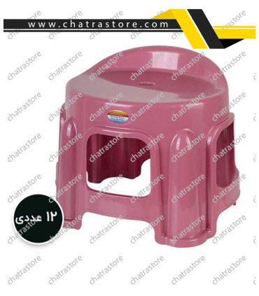 چهارپایه پشتی دار 2 ناصر کد1212(بسته12تایی)