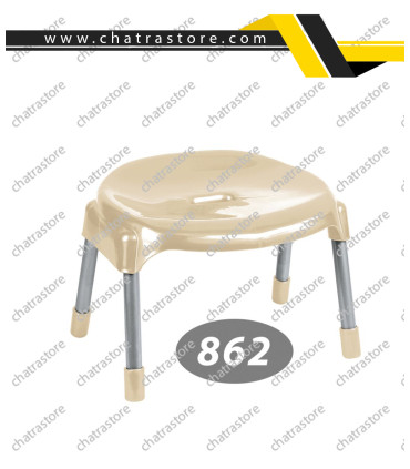 چهارپایه پایه فلزی کوتاه ناصر پلاستیک کد862(بسته6تایی)