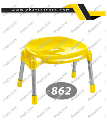 چهارپایه پایه فلزی کوتاه ناصر پلاستیک کد862(بسته6تایی)