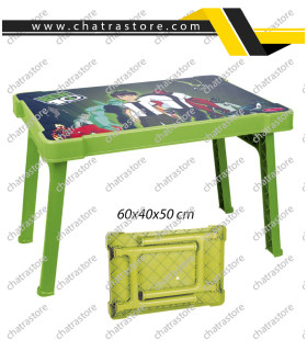 میزپلاستیکی تاشو کودک طرحدار ناصر کد 927