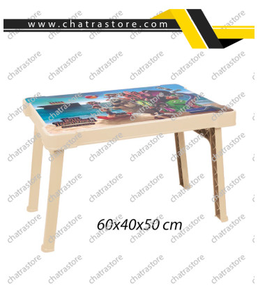 میزپلاستیکی تاشو کودک طرحدار ناصر کد 927