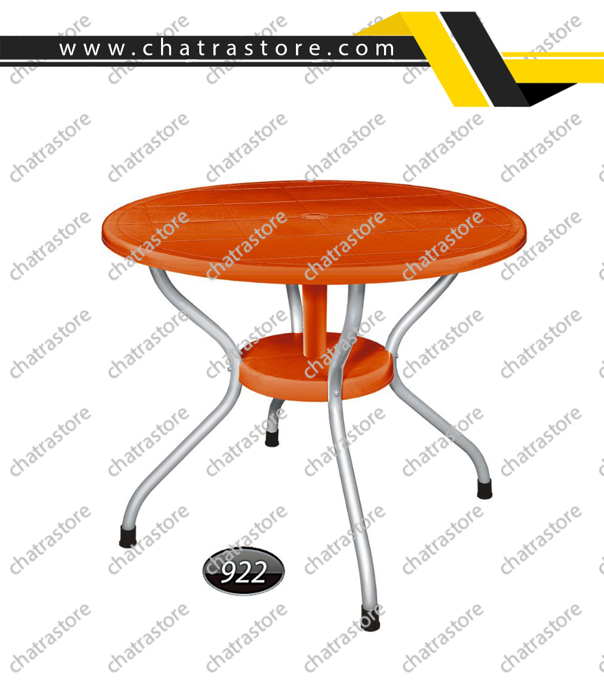 میز گرد پایه فلزی برند ناصر پلاستیک کد 922