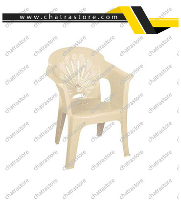 صندلی پلاستیکی دسته دار ناصر کد888(بسته6تایی)