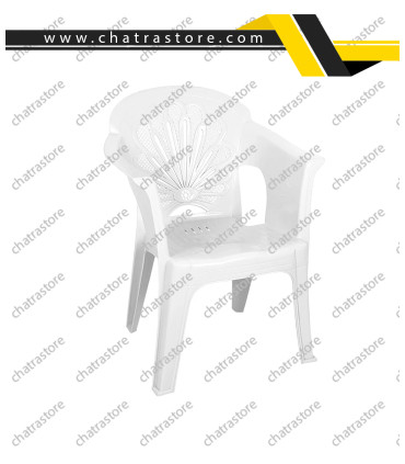 صندلی پلاستیکی دسته دار ناصر کد888(بسته6تایی)