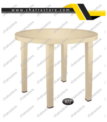 میز گرد پلاستیکی ناصر کد822(بسته3 عددی)