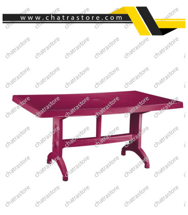 میز مستطیل بزرگ 6 نفره ناصر کد824(بسته3عددی)