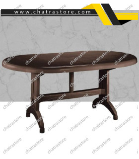 میز بیضی بزرگ 6 نفره برند ناصر کد825(بسته3عددی)