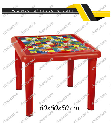 میزپلاستیکی کودک طرحدار ناصر کد928(بسته 6عددی)