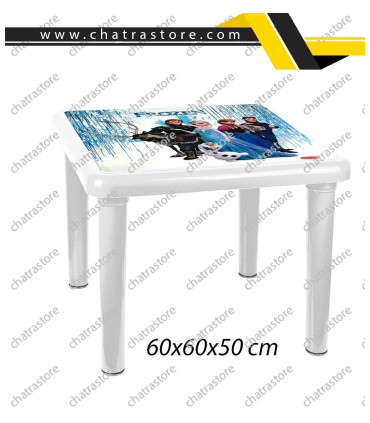 میزپلاستیکی کودک طرحدار ناصر کد928(بسته 6عددی)