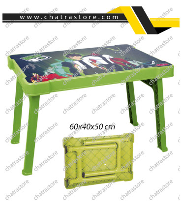 میز تاشو کودک طرحدار ناصر کد927(بسته6عددی)
