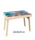 میز تاشو کودک طرحدار ناصر کد927(بسته6عددی)