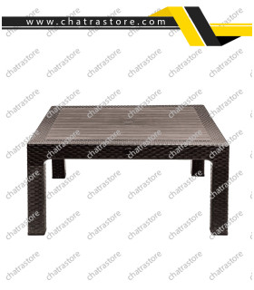 میز مربعی جلومبلی حصیربافت ناصر کد 424(بسته 3عددی)