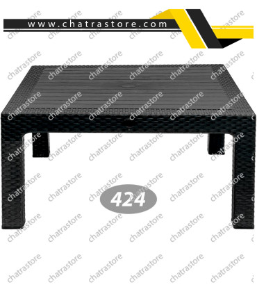 میز مربعی جلومبلی حصیربافت ناصر کد 424(بسته 3عددی)