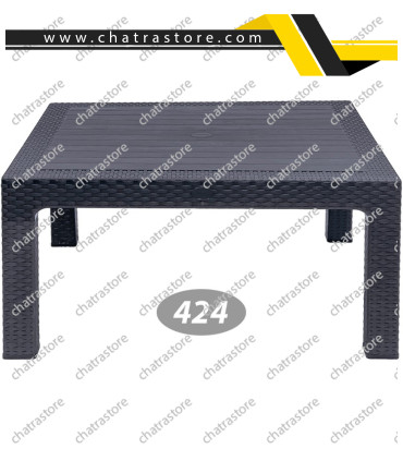 میز مربعی جلومبلی حصیربافت ناصر کد 424(بسته 3عددی)