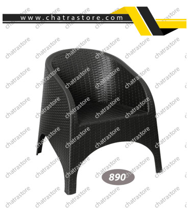 مبل حصیر بافت پلاستیکی ناصر کد 890(بسته 3عددی)