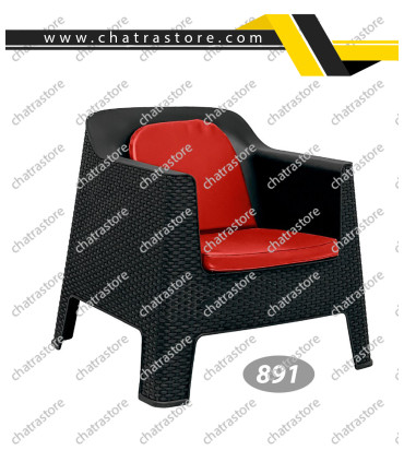 مبل حصیر بافت پلاستیکی ناصر کد 891(بسته 3عددی)