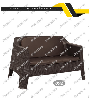 کاناپه حصیر بافت پلاستیکی ناصر کد 892(بسته 3عددی)