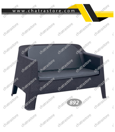 کاناپه حصیر بافت پلاستیکی ناصر کد 892(بسته 3عددی)