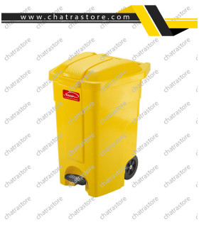 سطل پدالی چرخدار ناصر کد 5000(بسته 3عددی)