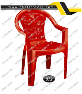 صندلی دسته‌دار بزرگ گلدار ناصر کد872(بسته 6عددی)