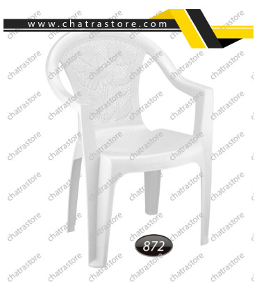 صندلی دسته‌دار بزرگ گلدار ناصر کد872(بسته 6عددی)