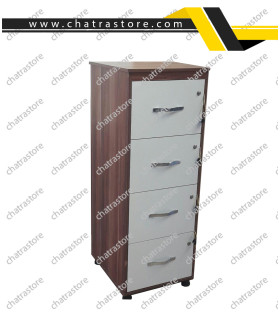 فایل چهار کشو قفل دار NOVA مدل NV 2019