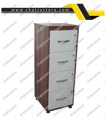 فایل چهار کشو قفل دار NOVA مدل NV 2019